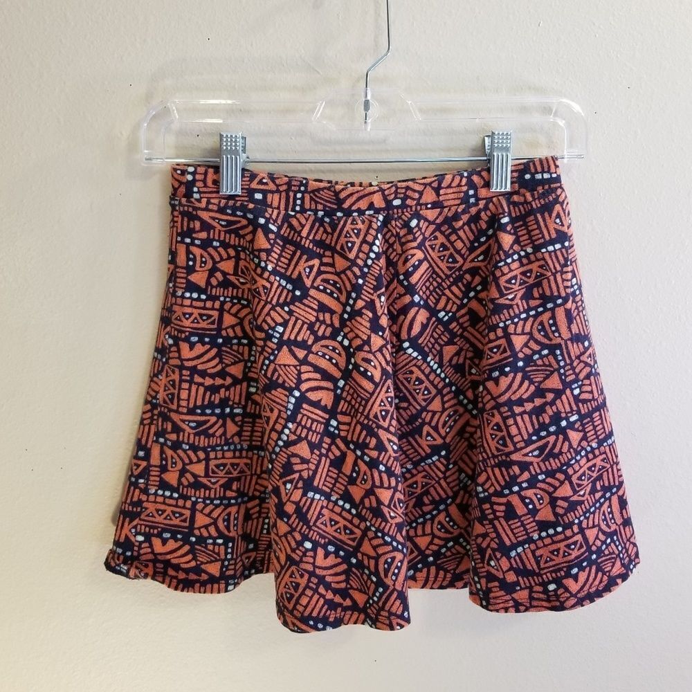 Forever 21 peach-blue‎ mini skirt